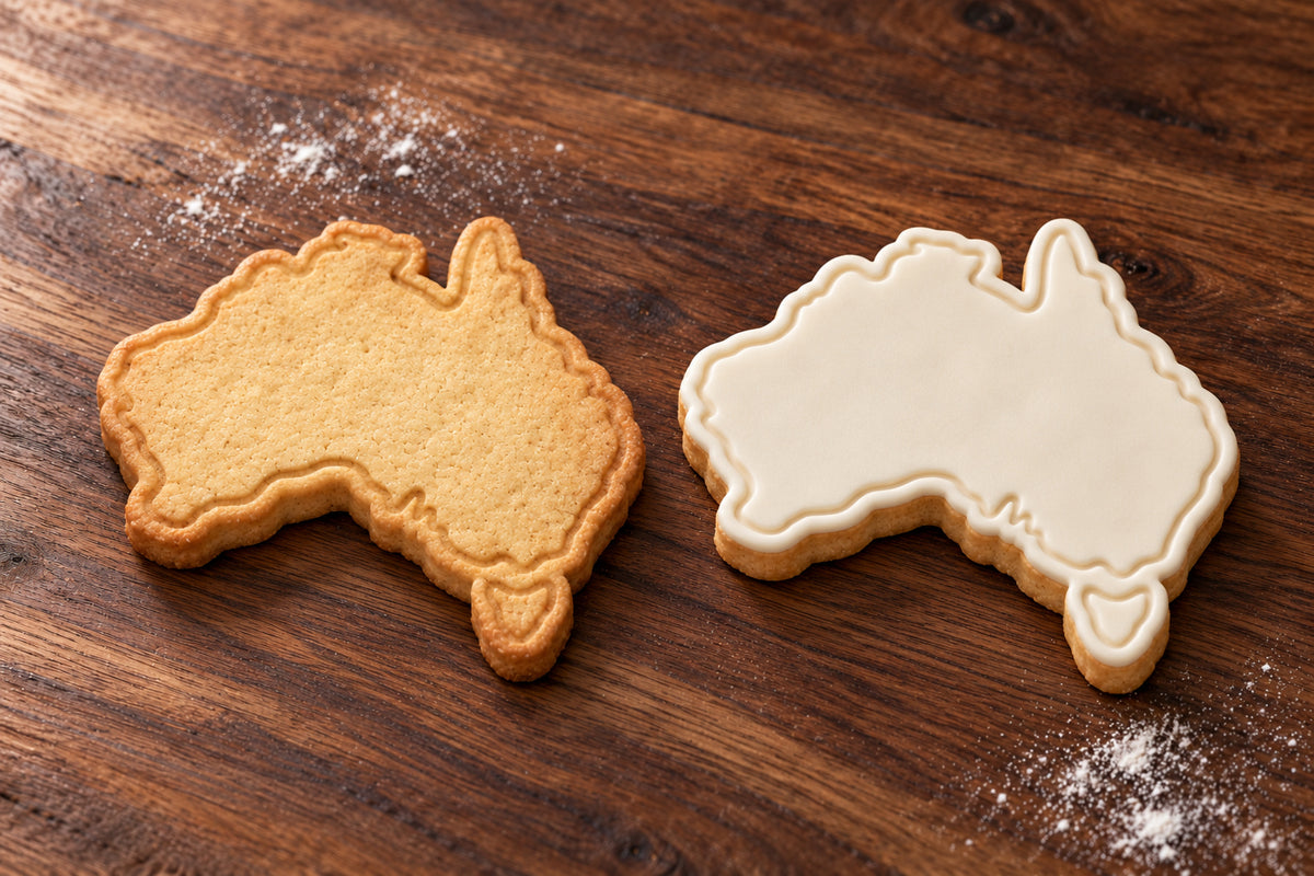Australia Outline cookie cutter and stamp set - image 3