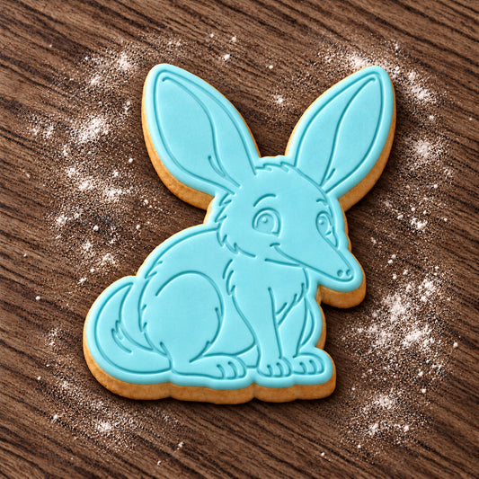 Bilby decorated fondant cookie