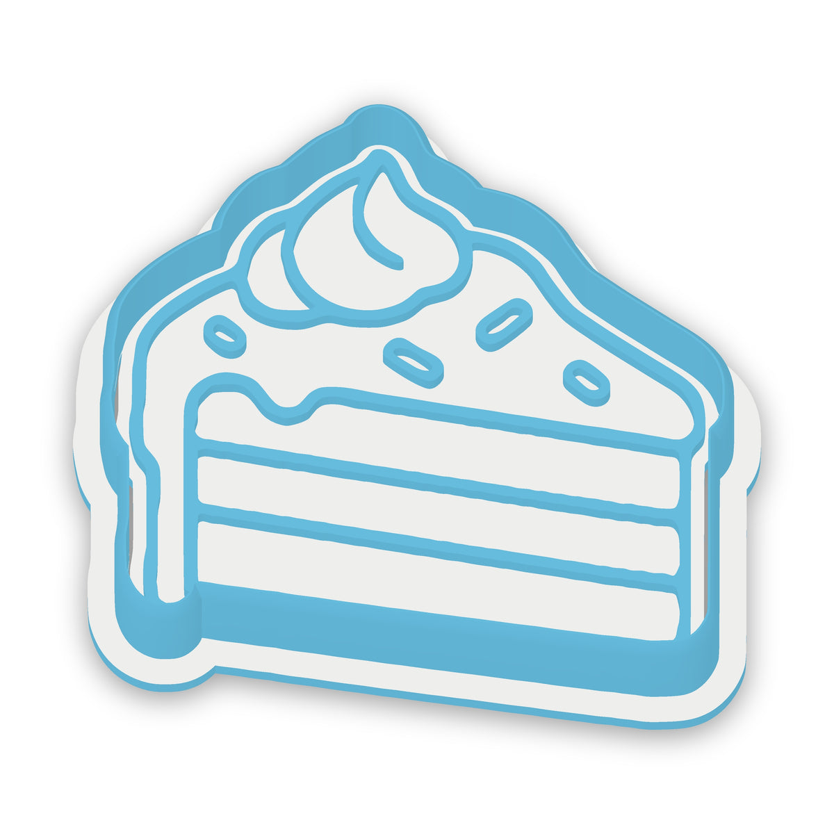 Cake Slice assembled cutter and embosser