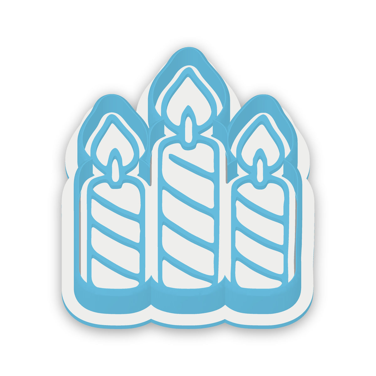Candle Cluster assembled cutter and embosser