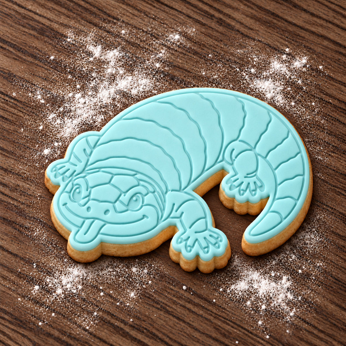 Blue Tongue Lizard Cookie Cutter & Embosser Set