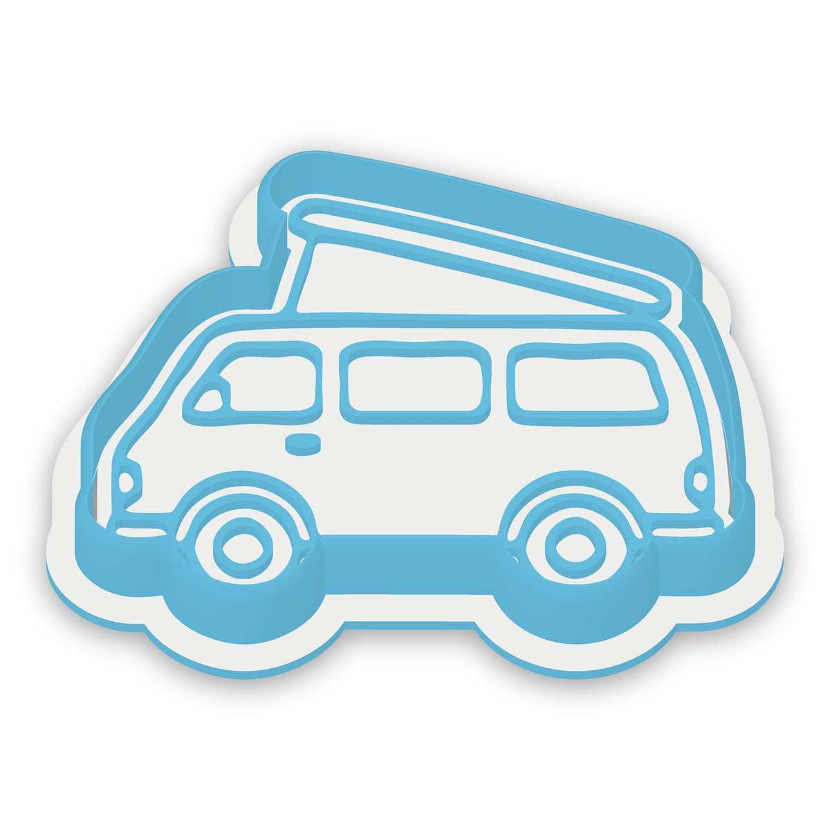 Campervan assembled cutter and embosser
