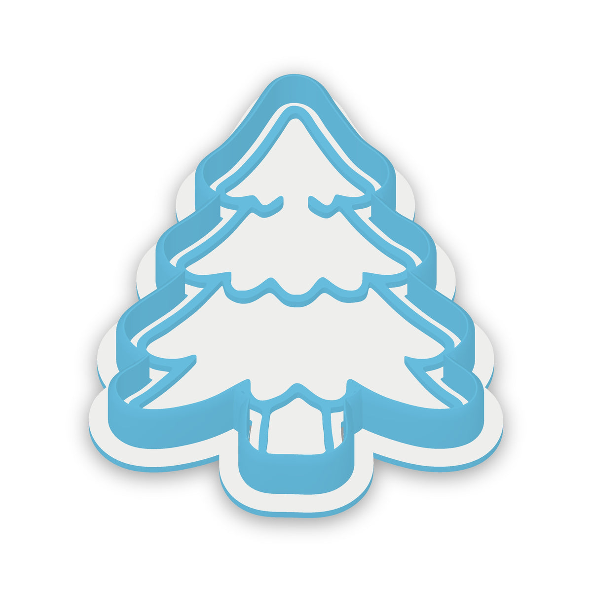 Pine Tree assembled cutter and embosser
