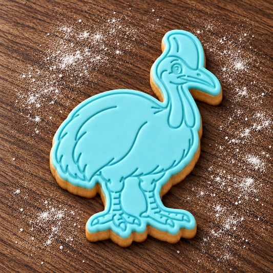 Cassowary Cookie Cutter & Embosser Set