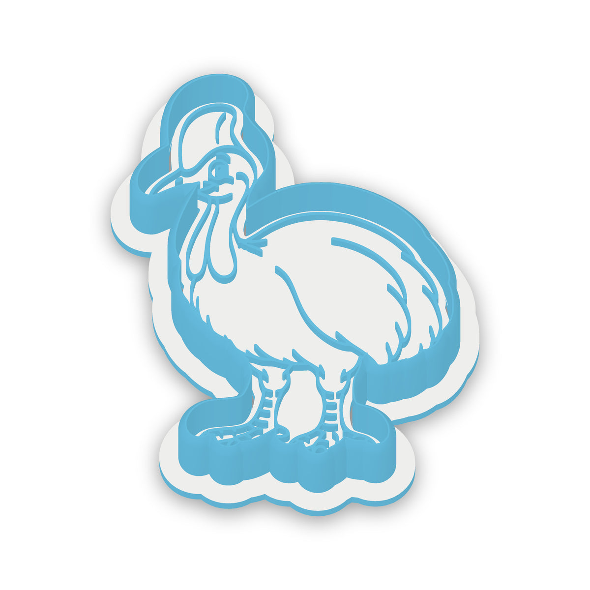 Cassowary Cookie Cutter & Embosser Set