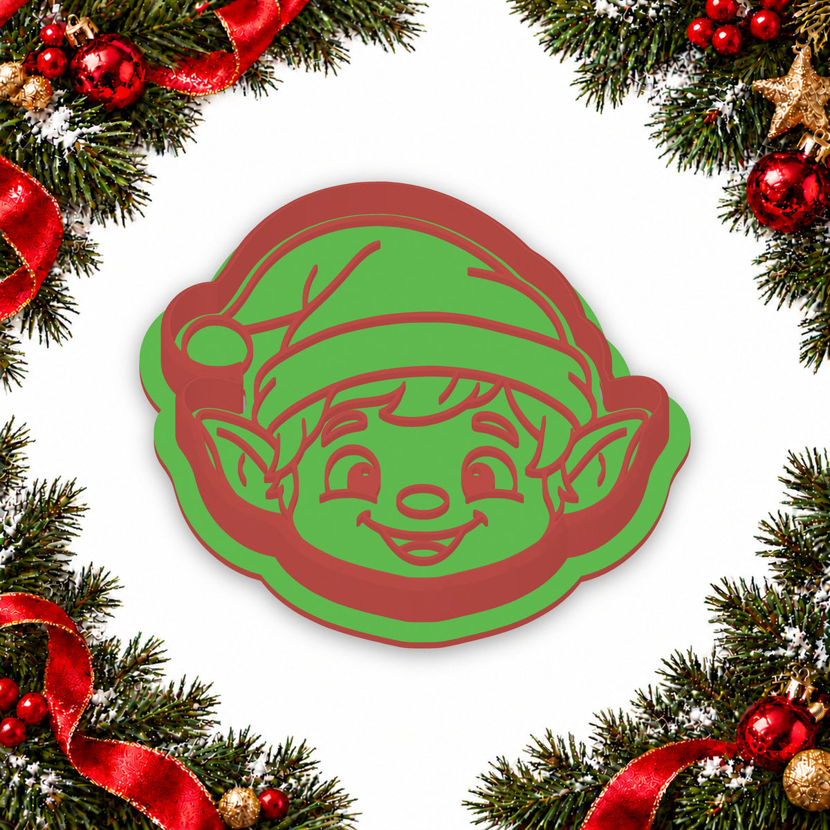 Elf Face assembled cutter and embosser