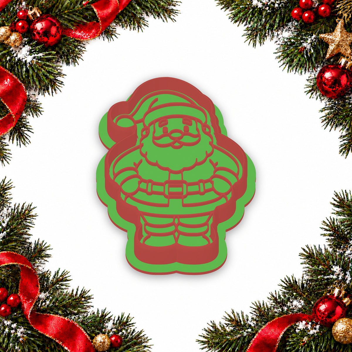 Full Body Santa assembled cutter and embosser
