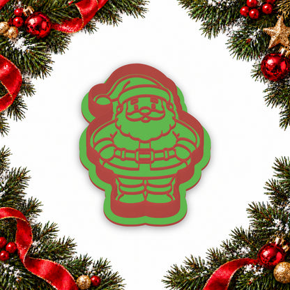 Full Body Santa assembled cutter and embosser
