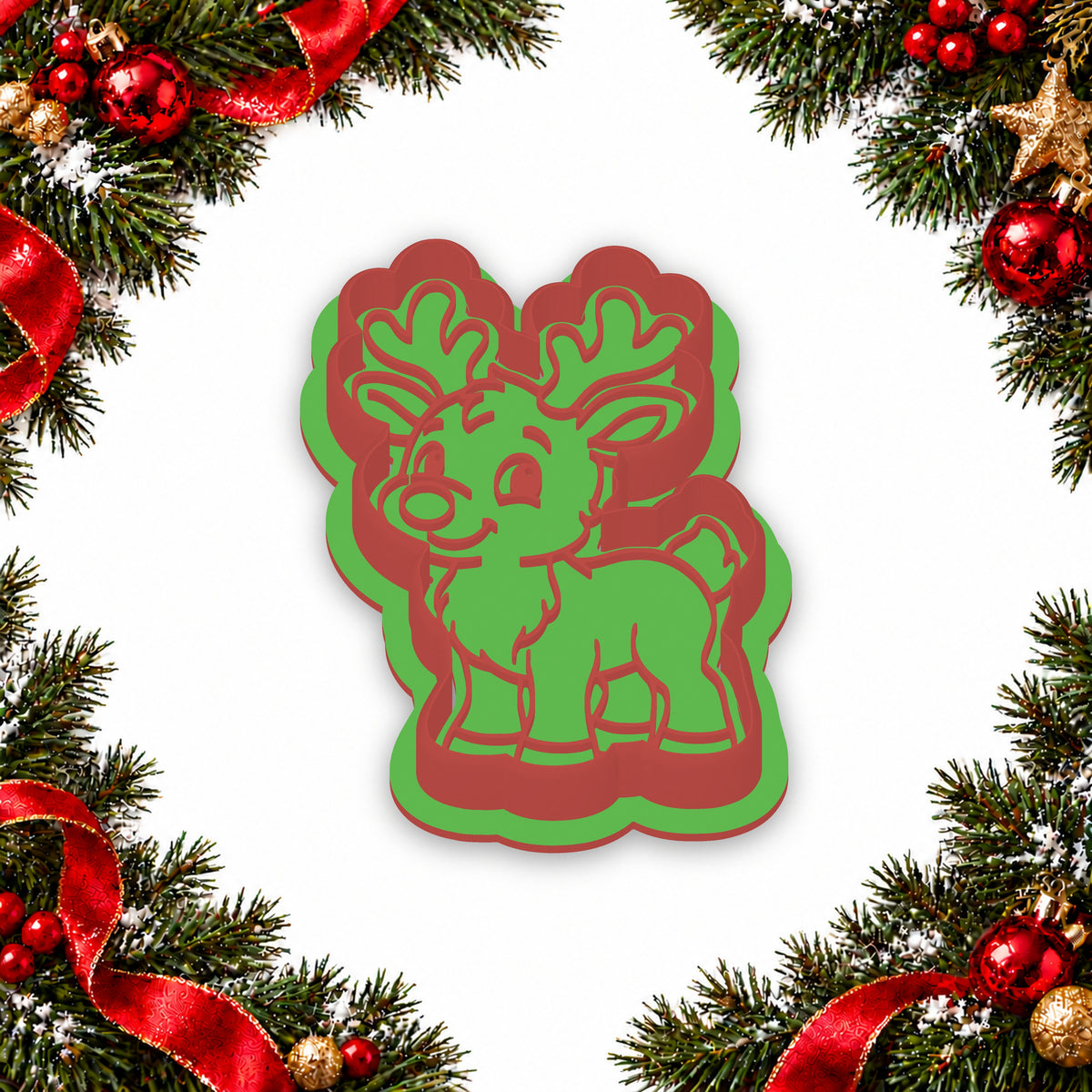 Full Body Reindeer assembled cutter and embosser