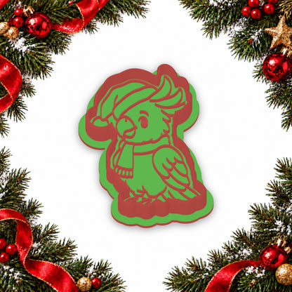 Christmas Cockatoo cookie cutter and embosser set - image 4