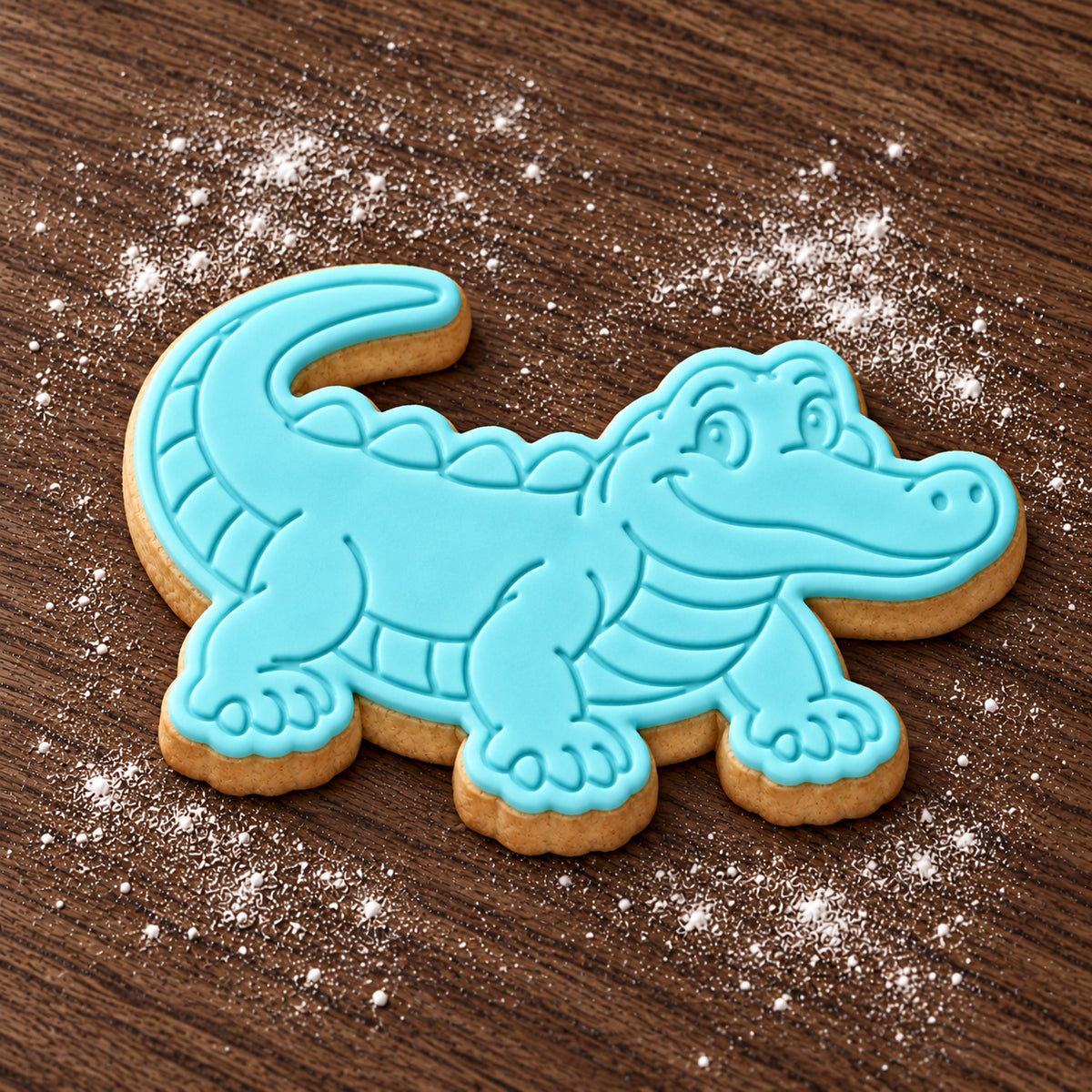 Crocodile Cookie Cutter & Embosser Set