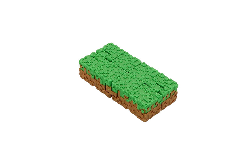 Fidget Infinity Cube Grass Block – OMG 3D