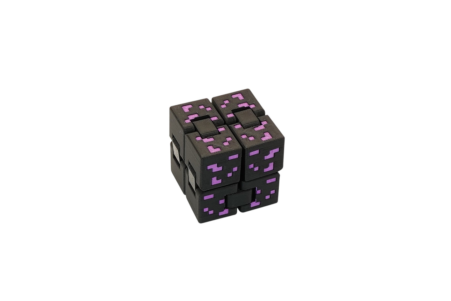 Fidget Infinity Cube Obsidian Block