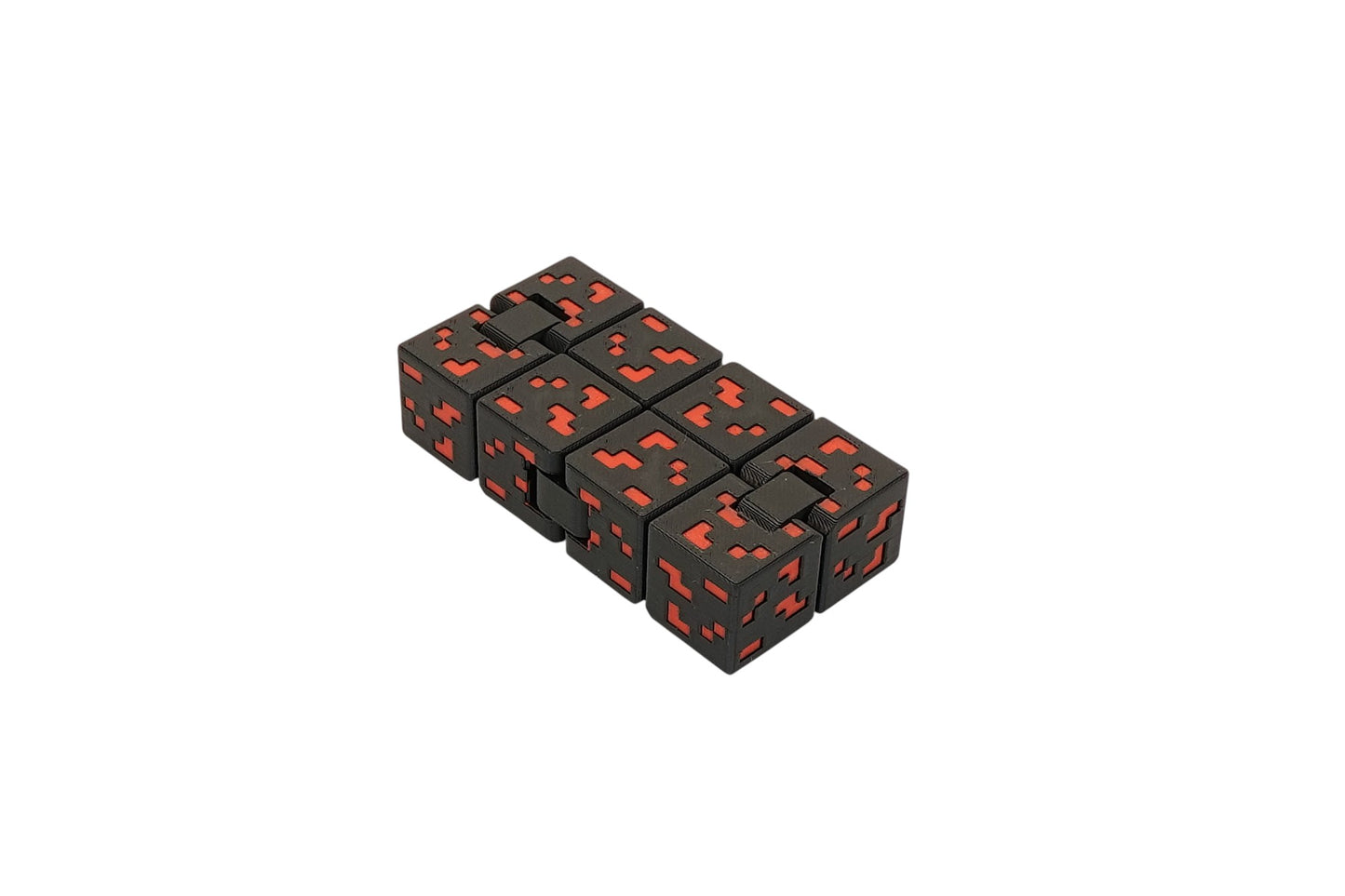 Fidget Infinity Cube Red Stone Block