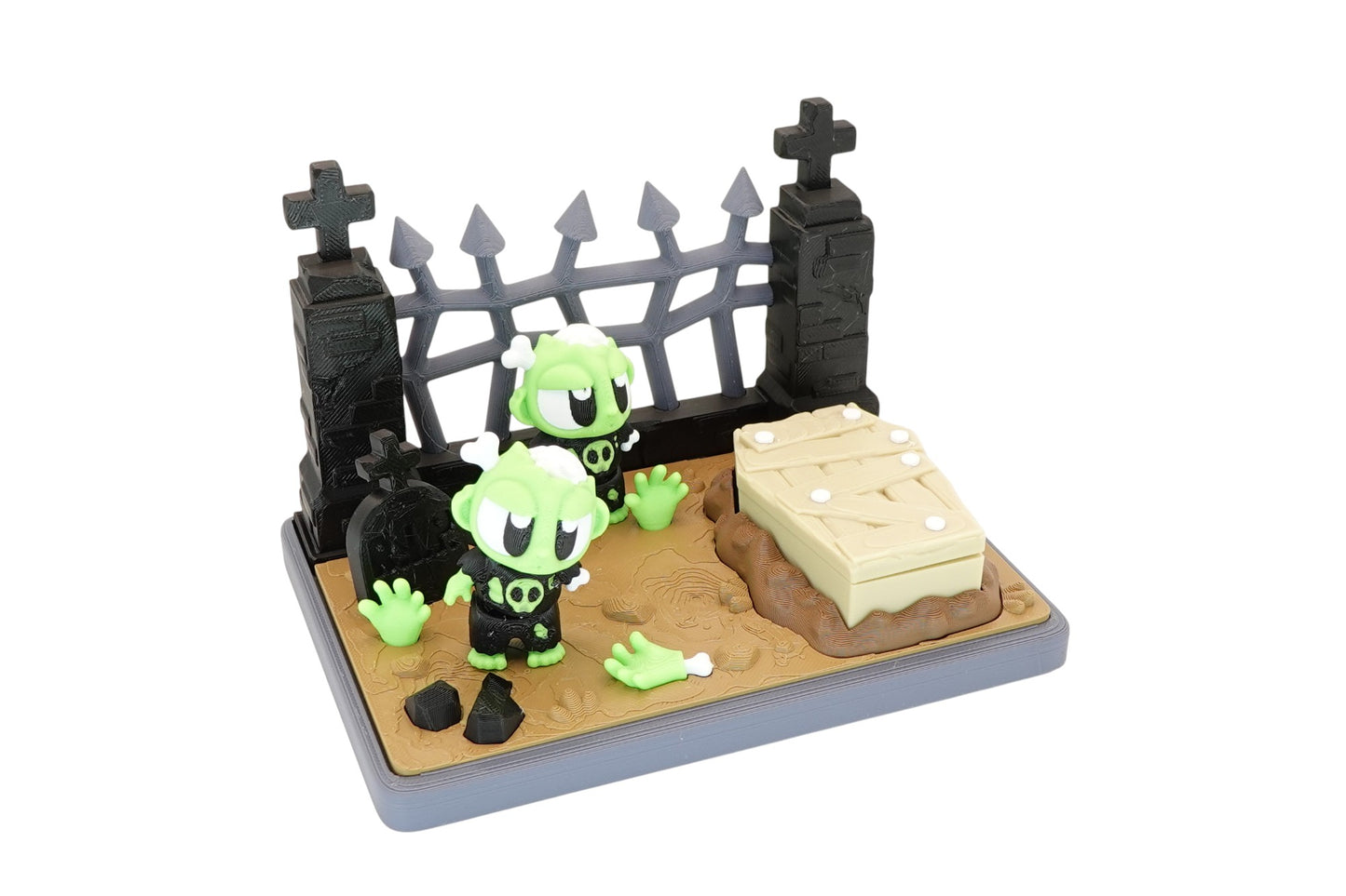 Zombie Graveyard Diorama Set