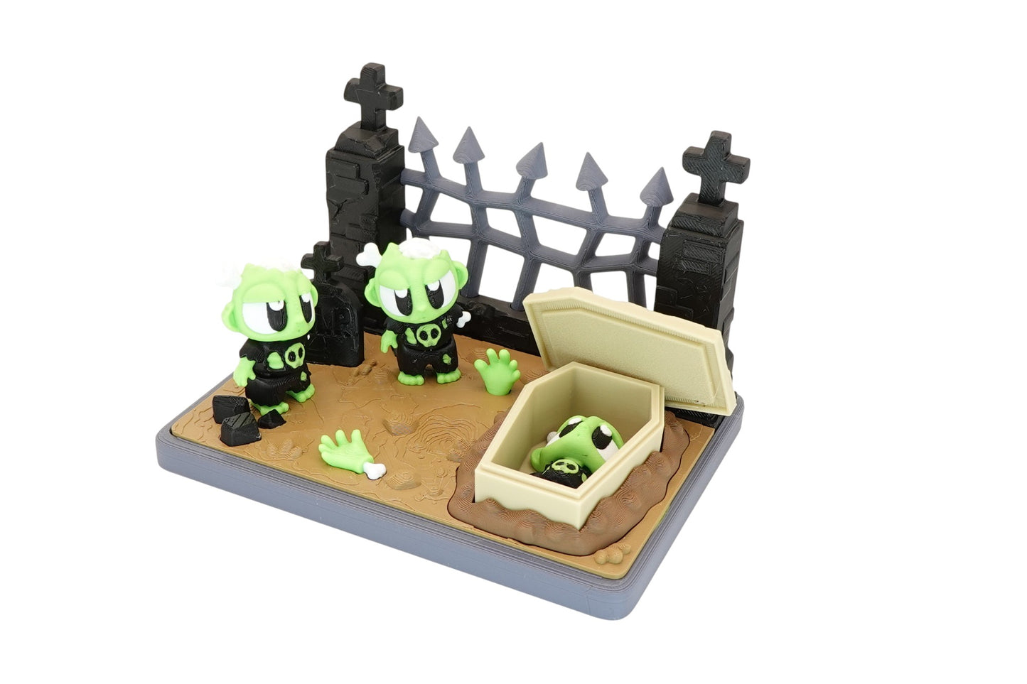 Zombie Graveyard Diorama Set