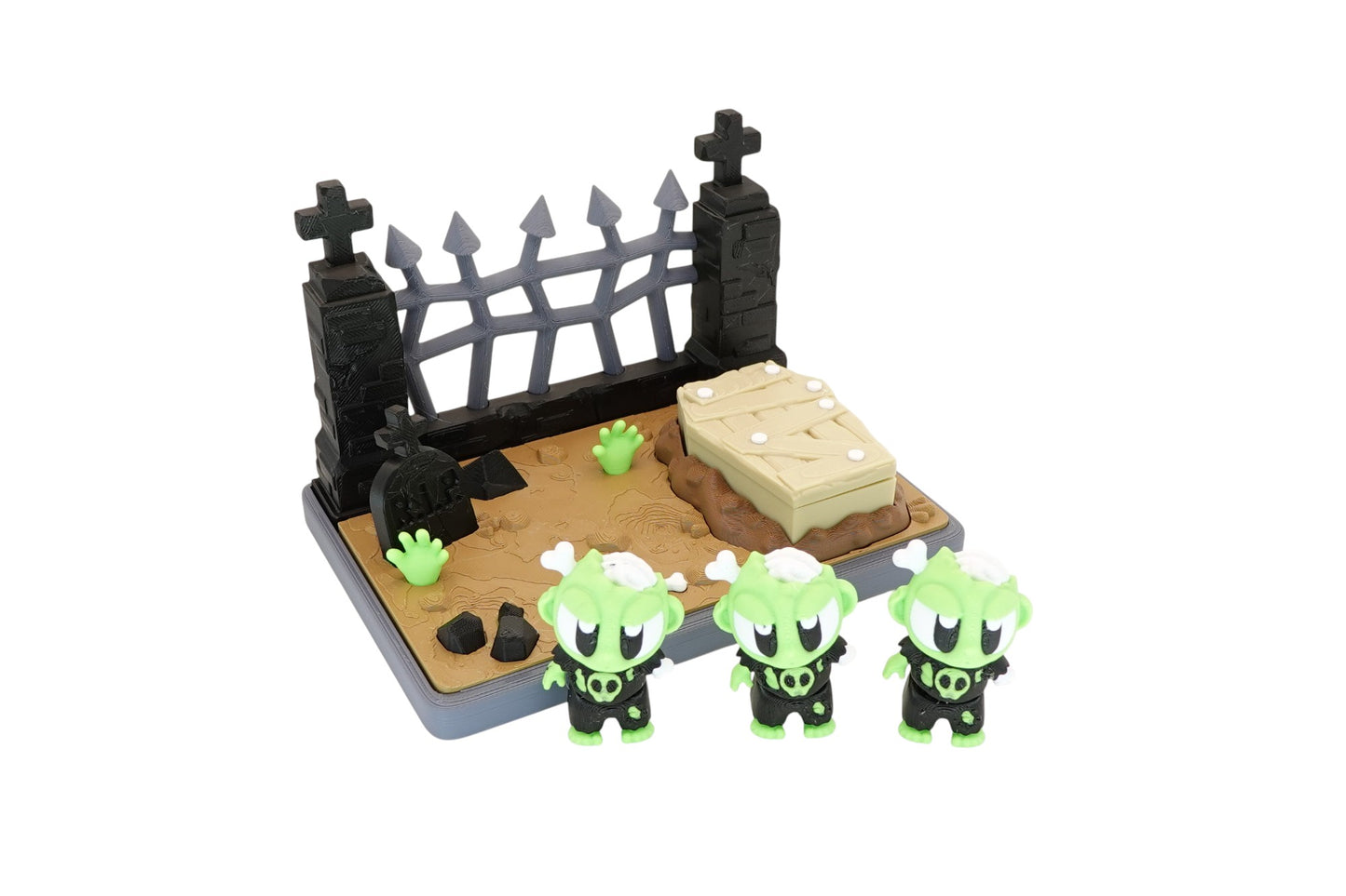 Zombie Graveyard Diorama Set