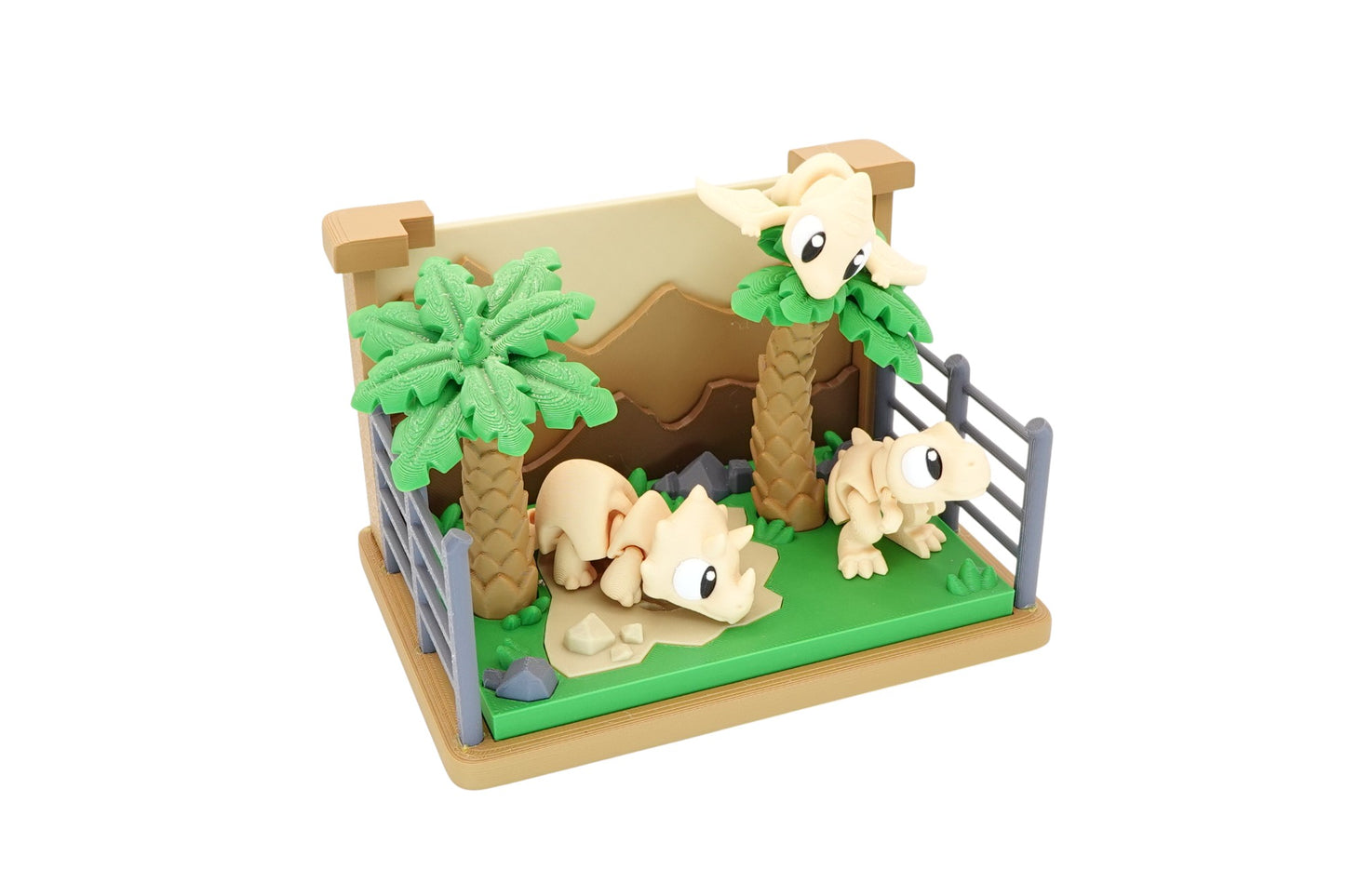 Dinosaur Jurassic Diorama Set