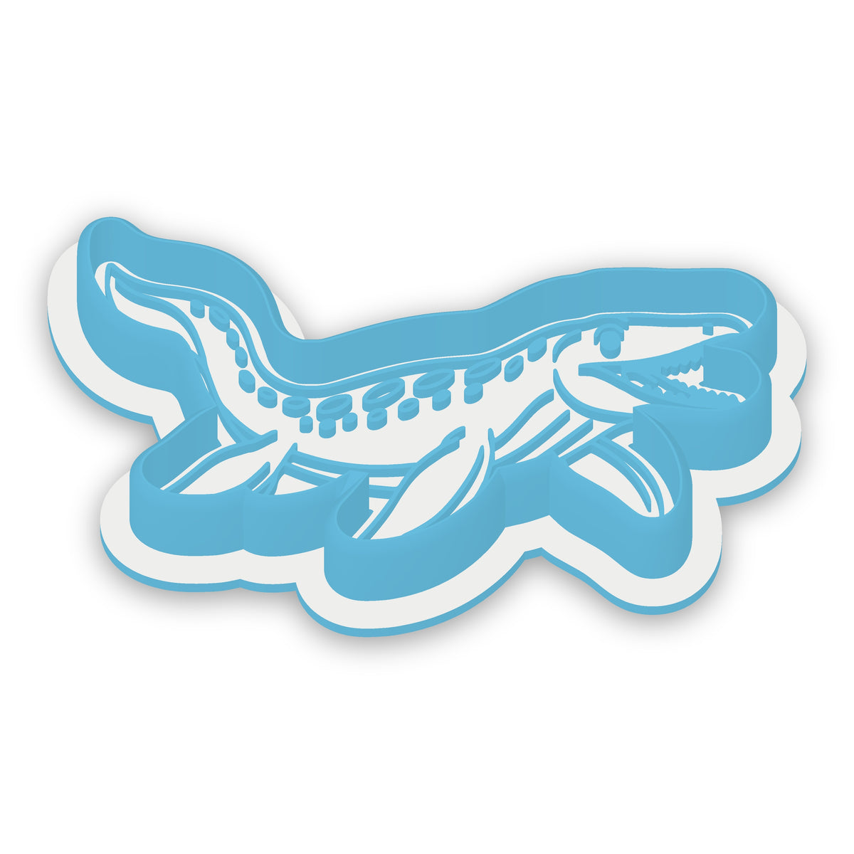 Mosasaurus assembled cutter and embosser