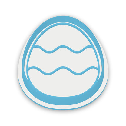Patterned Egg assembled cutter and embosser