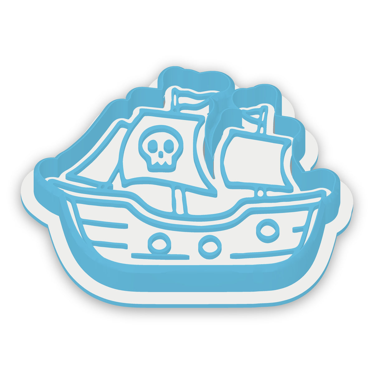 Pirate Ship assembled cutter and embosser