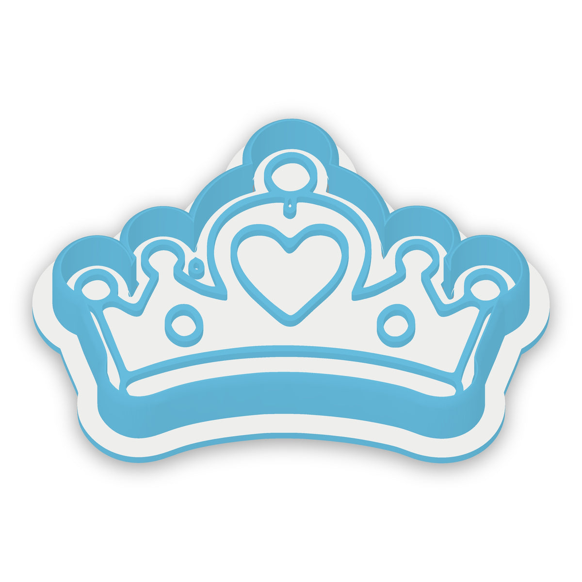 Princess Crown assembled cutter and embosser