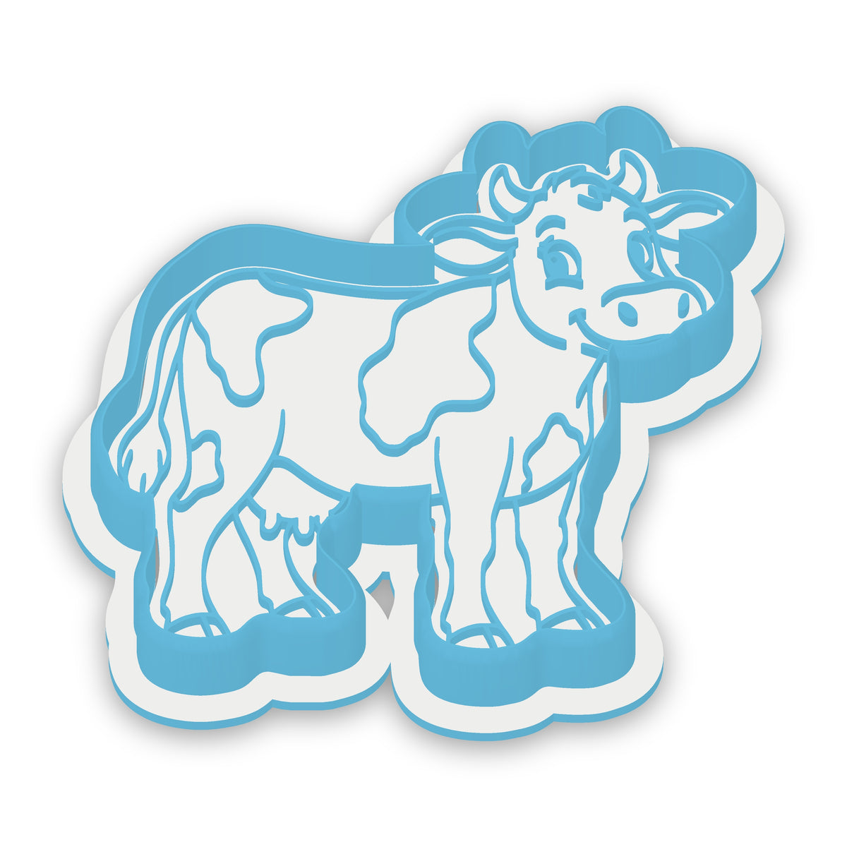 Cow assembled cutter and embosser