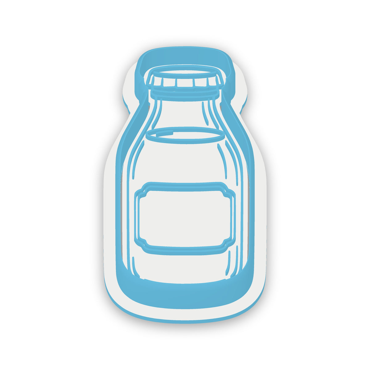 Milk Bottle assembled cutter and embosser