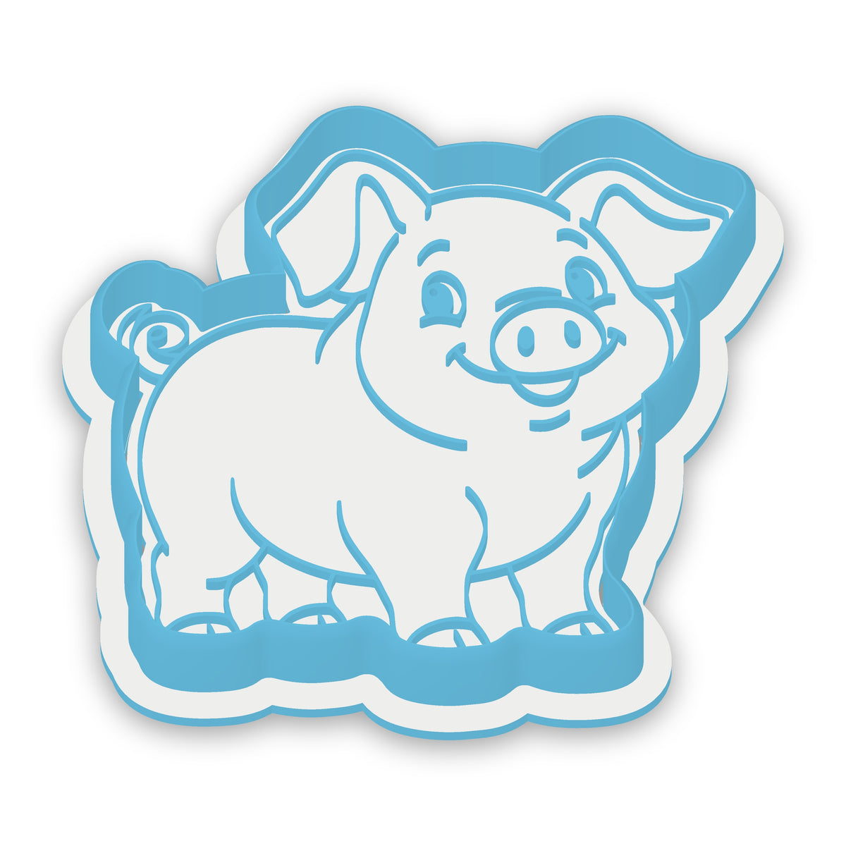 Pig assembled cutter and embosser