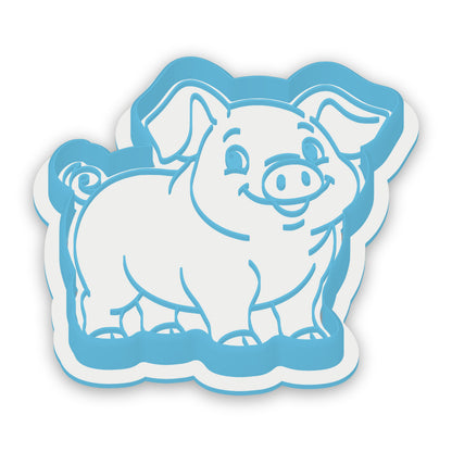 Pig assembled cutter and embosser