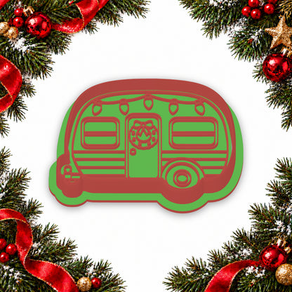 Festive Caravan cookie cutter and embosser set - image 4