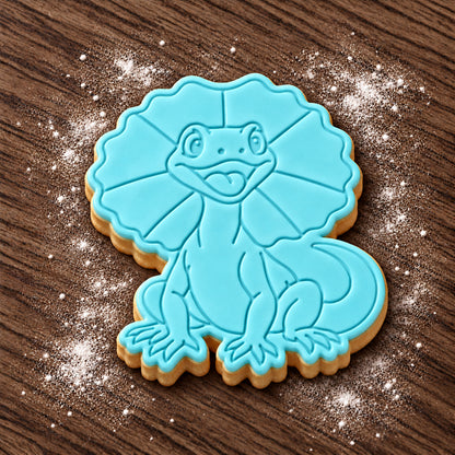 Frill-necked Lizard Cookie Cutter & Embosser Set