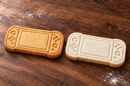 Nintendo Switch plain and white fondant cookie examples