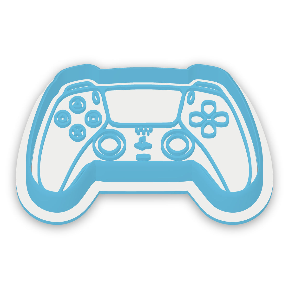 PlayStation Controller assembled cutter and embosser