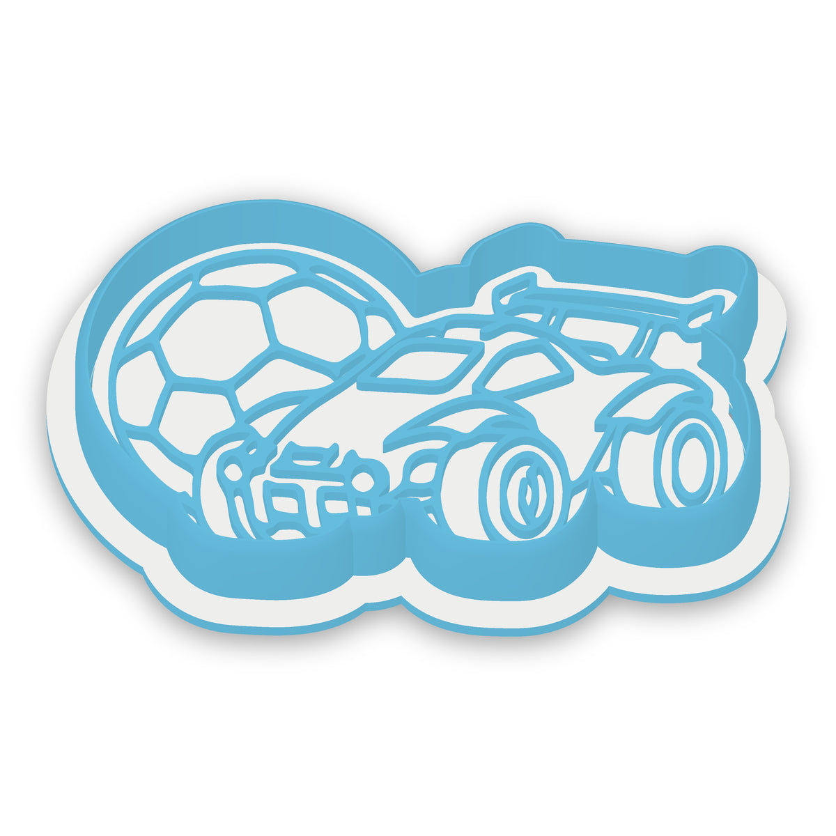 Rocket League Car assembled cutter and embosser