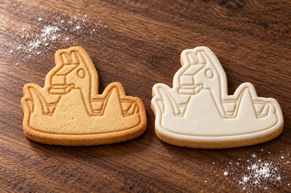 Victory Royale Crown plain and white fondant cookie examples
