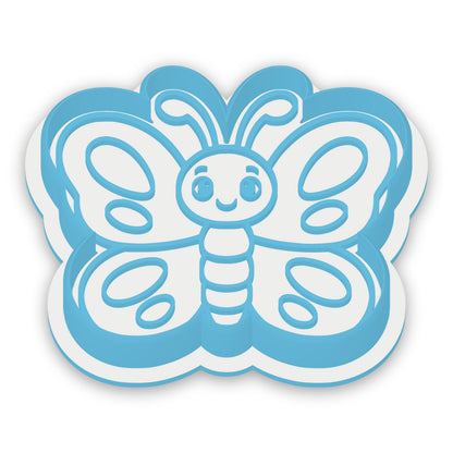 Butterfly assembled cutter and embosser