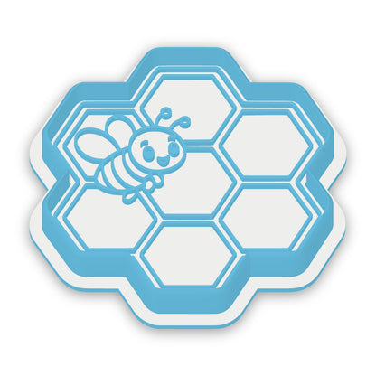 Honeycomb assembled cutter and embosser