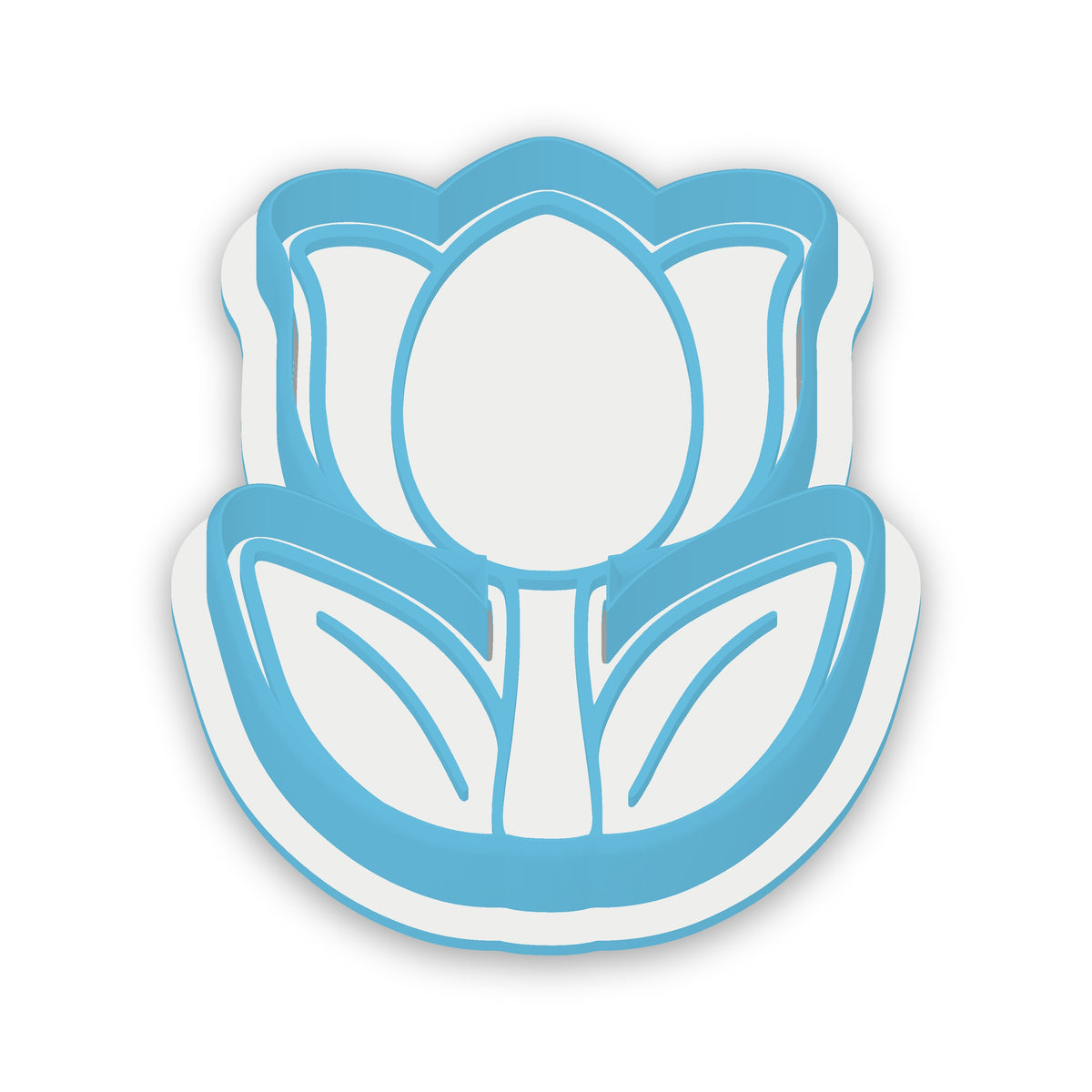 Tulip assembled cutter and embosser