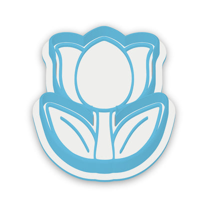 Tulip assembled cutter and embosser