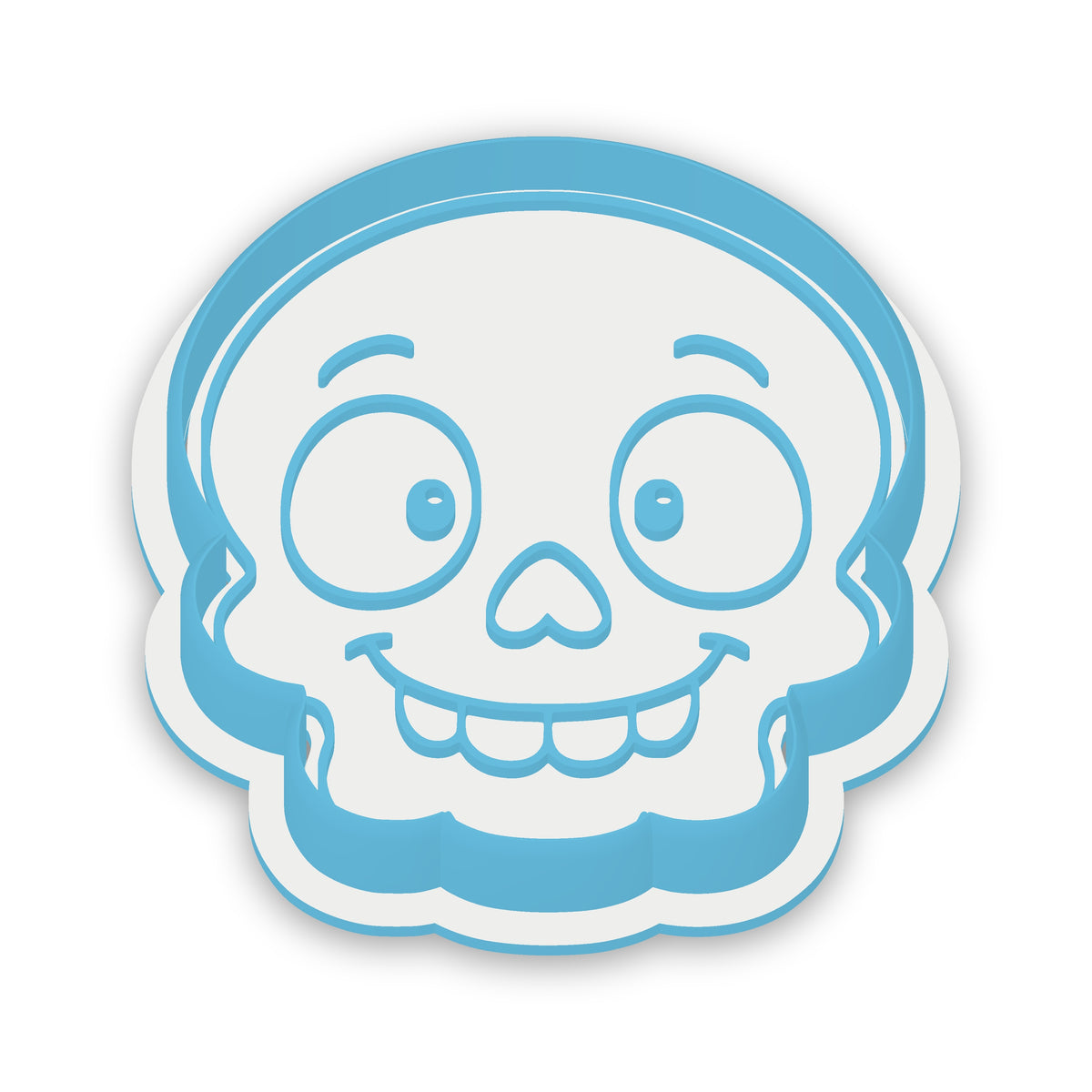 Skull assembled cutter and embosser
