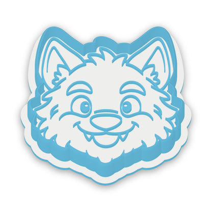 Werewolf Face assembled cutter and embosser