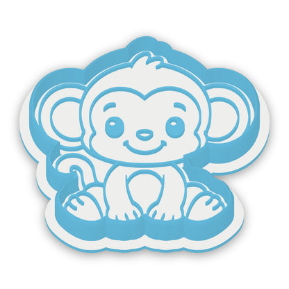 Baby Monkey assembled cutter and embosser