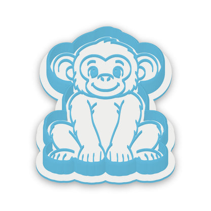 Chimpanzee assembled cutter and embosser