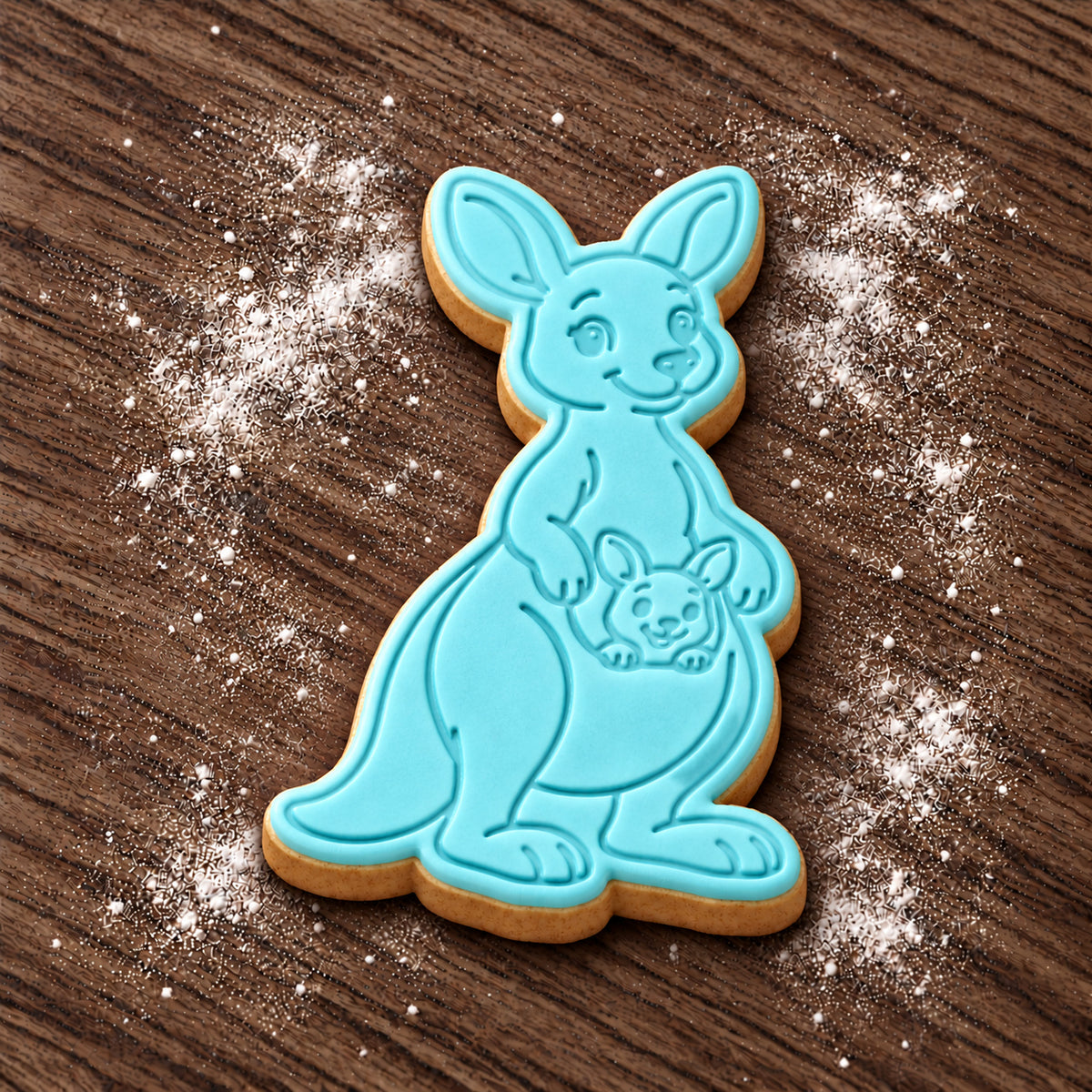 Kangaroo with Joey Cookie Cutter & Embosser Set