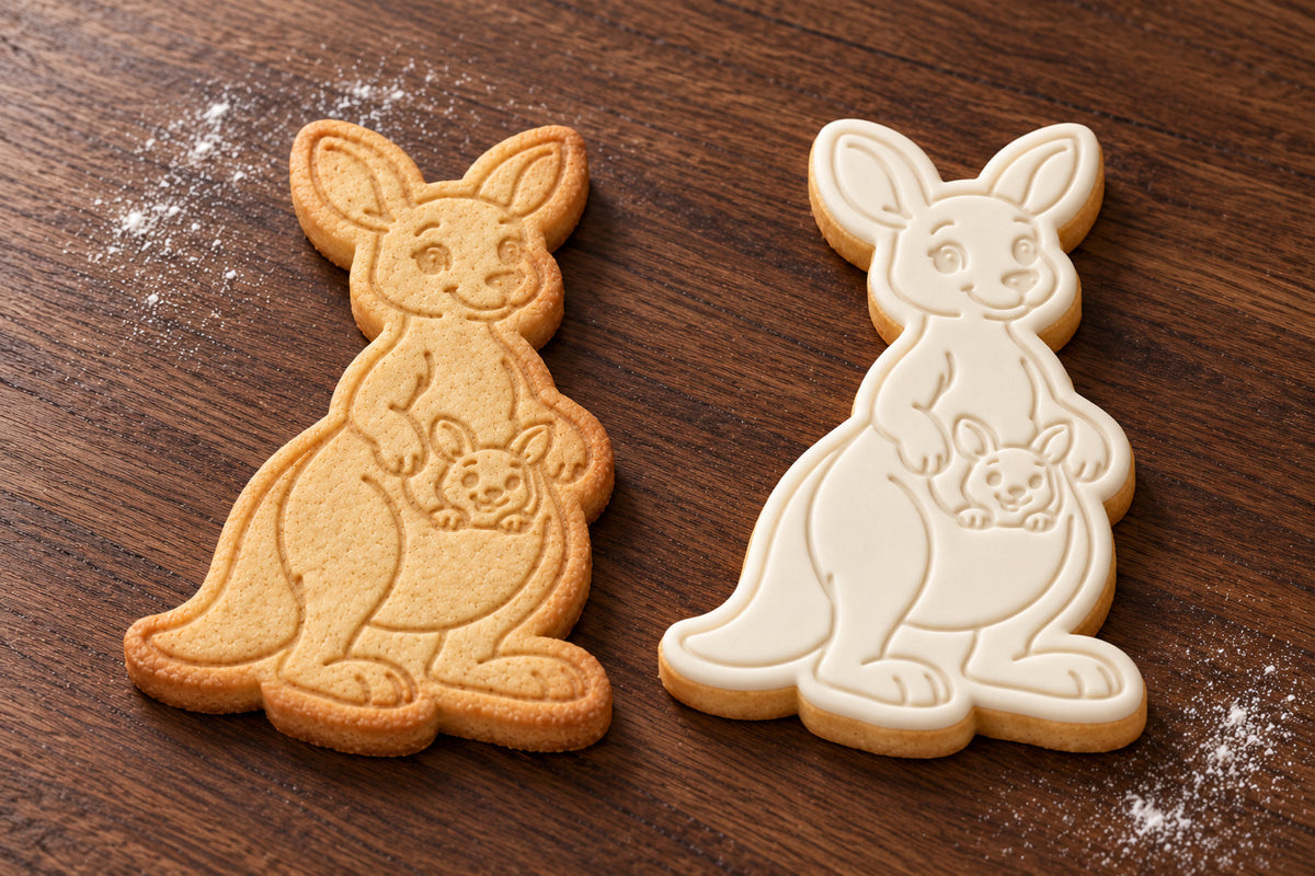 Kangaroo with Joey Cookie Cutter & Embosser Set