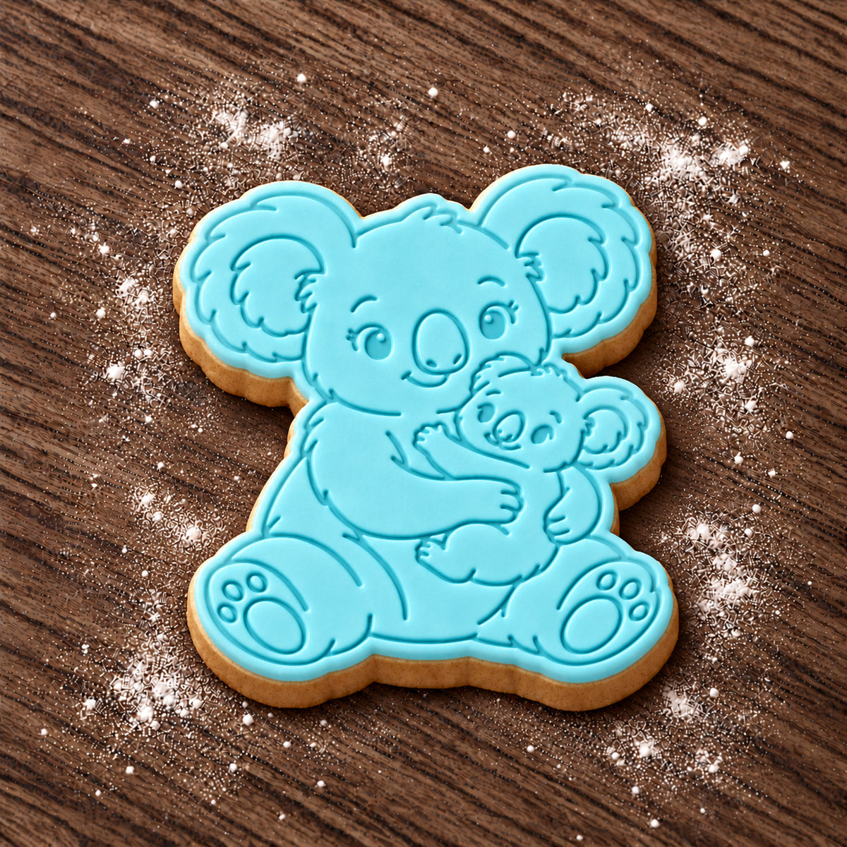 Koala with Baby Cookie Cutter & Embosser Set