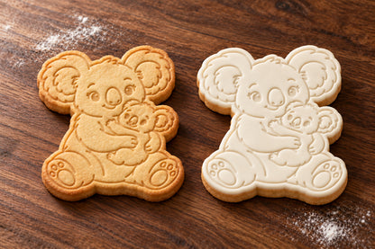 Koala with Baby Cookie Cutter & Embosser Set