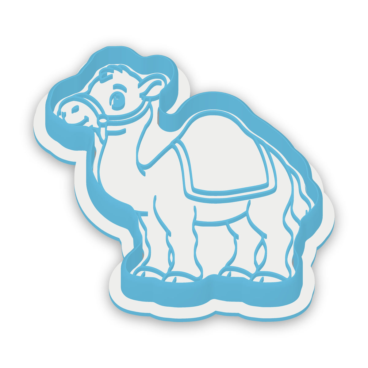 Camel assembled cutter and embosser