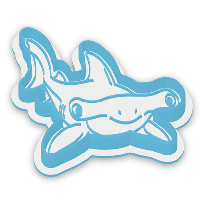 Hammerhead Shark assembled cutter and embosser